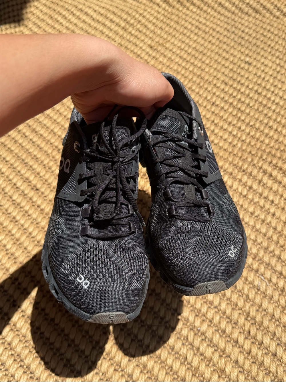 On Running Black Mesh Performance Sneakers - Picture 11 of 13